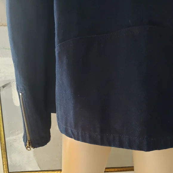 Lands' End | Denim Racing Jacket - Picture 9 of 12